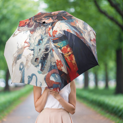 Umbrella- Semi-Automatic Foldable Anime Fantasy Illustration - One size - Accessories
