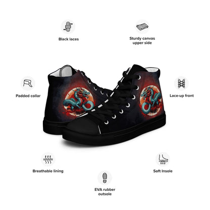 Unisex high top canvas shoes - Shoes
