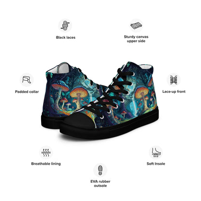 Unisex high top canvas shoes - Shoes