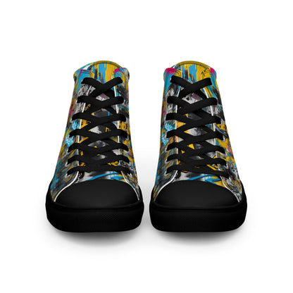 Unisex high top canvas shoes- Audrey Hepburn - Shoes