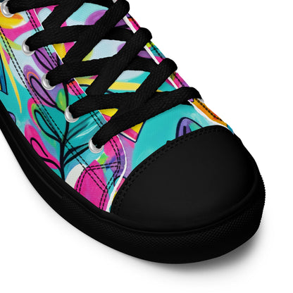 Unisex high top canvas shoes- Feel it - Shoes