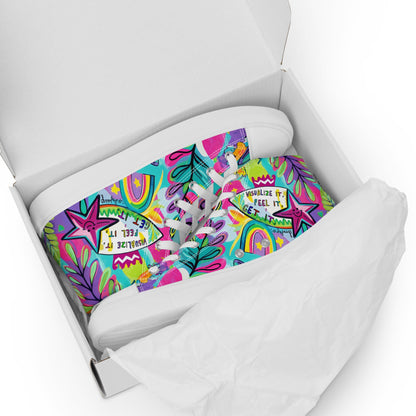 Unisex high top canvas shoes- Feel it - Shoes