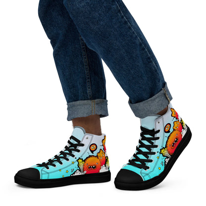 Unisex high top canvas shoes -Let’go - Shoes