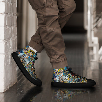 Unisex high top canvas shoes - Marilyn Monroe - Shoes