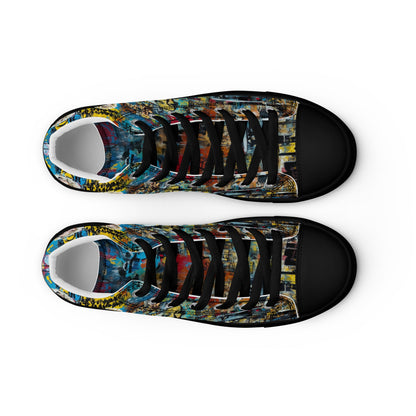 Unisex high top canvas shoes - Marilyn Monroe - Shoes