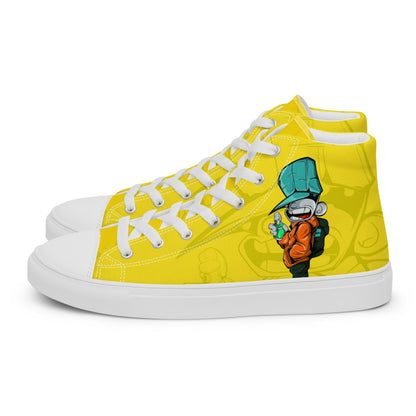 Unisex high top canvas shoes- Sprayer - Shoes