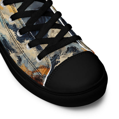 Unisex - high top canvas shoes- Storm - Shoes