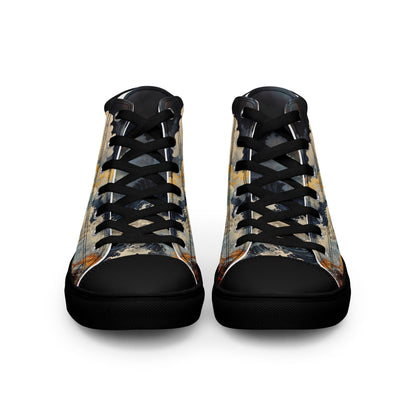 Unisex - high top canvas shoes- Storm - Shoes