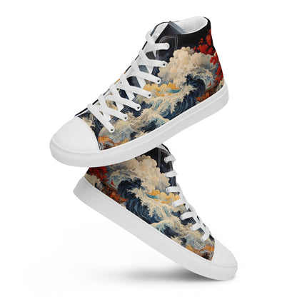 Unisex - high top canvas shoes- Storm - Shoes