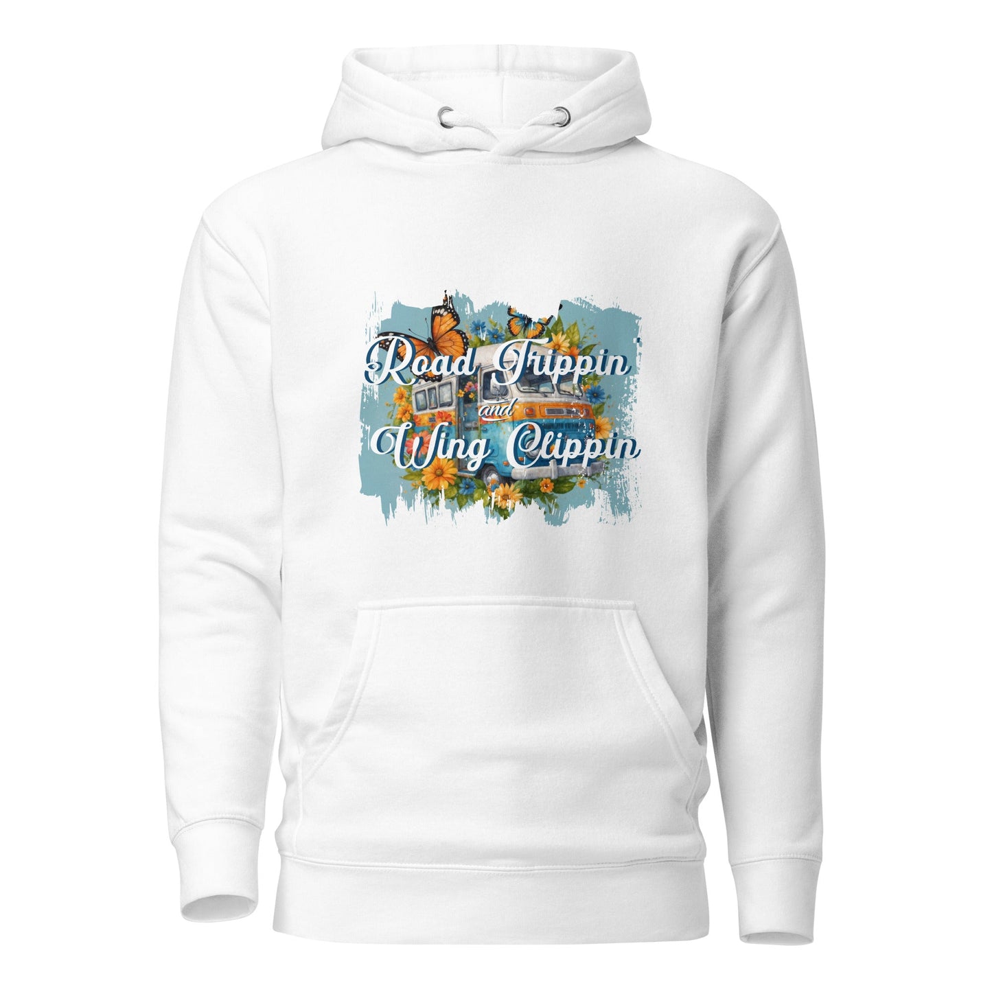 Unisex Hoodie - Road trip - White / S - Hoodie