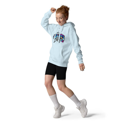 Unisex Hoodie- Sonic Graffiti Vibes - Hoodie
