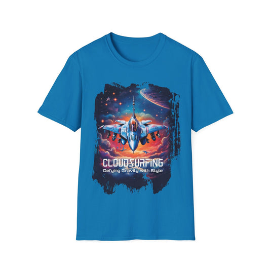 Unisex Softstyle T-Shirt - Cloudsurfing - Sapphire / S - T-Shirt