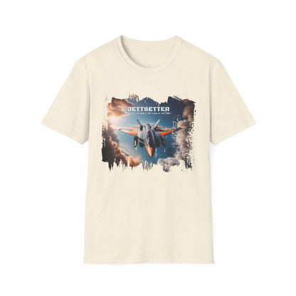 Unisex Softstyle T-Shirt - Jetsetter - Natural / S - T-Shirt