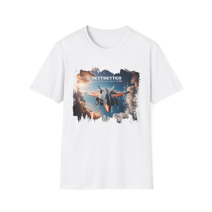 Unisex Softstyle T-Shirt - Jetsetter - White / S - T-Shirt