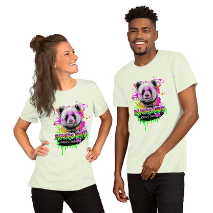 Unisex Softstyle T-Shirt Black and White Panda