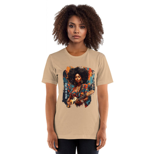 Unisex t-shirt -Music in my DNA - T-Shirt