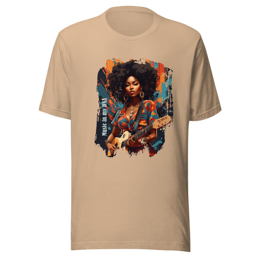 Unisex t-shirt -Music in my DNA - T-Shirt