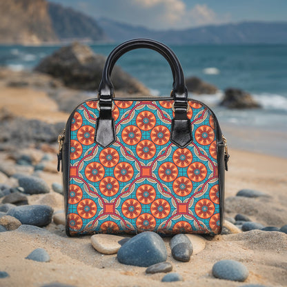 Vibrant Patterned Small Shoulder Handbag