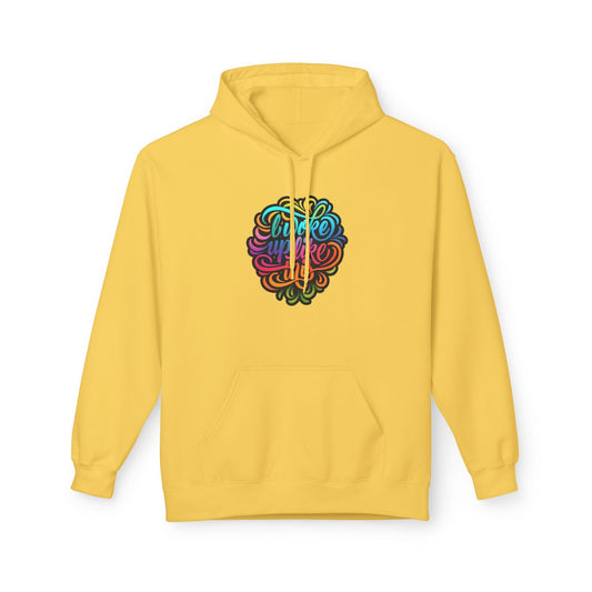Vibrant Inspiration Hoodie - Unisex Midweight Fleece Sweatshirt - S / Daisy - Hoodie