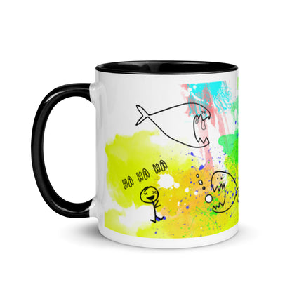 Mug with Color Inside - Doodles